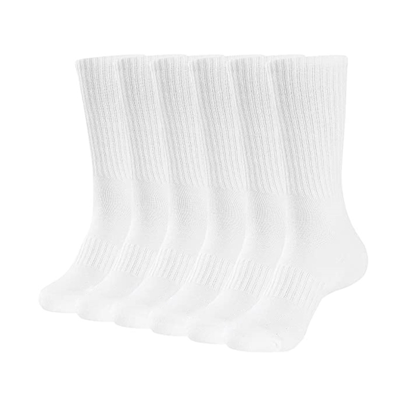 Algodón peinado calle marea calcetines alto elástico color sólido alto algodón plana deportes hombres y mujeres calcetines equipo calcetín de algodón