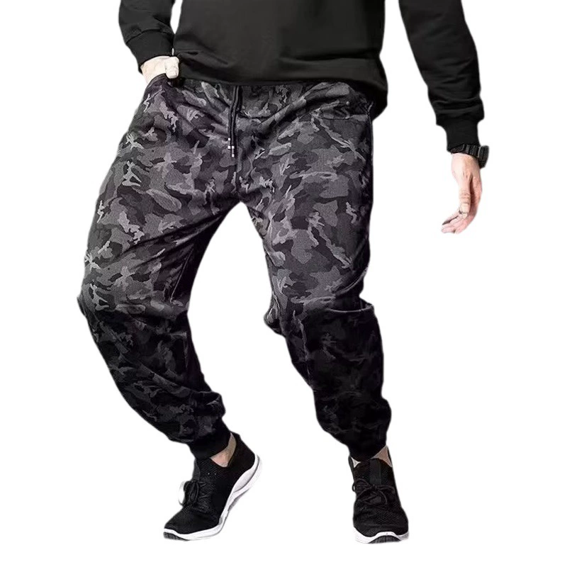 Камуфляжные Популярные Свободные повседневные брюки Harajuku с завязками на щиколотке, мужские Модные солдатские брюки, армейские модные брендовые модные весенне-осенние Гаремные Брюки