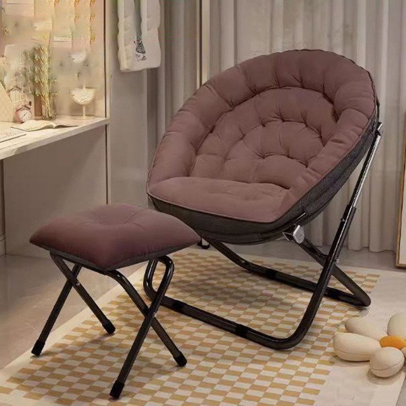 Silla de almuerzo, sofá perezoso, dormitorio de estudiantes casuales, silla de respaldo individual, balcón eléctrico, sillón plegable image 4