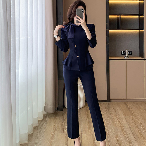 Korean new suit overalls professional temperament female professional temperament beautician high-end beauty salon 6657