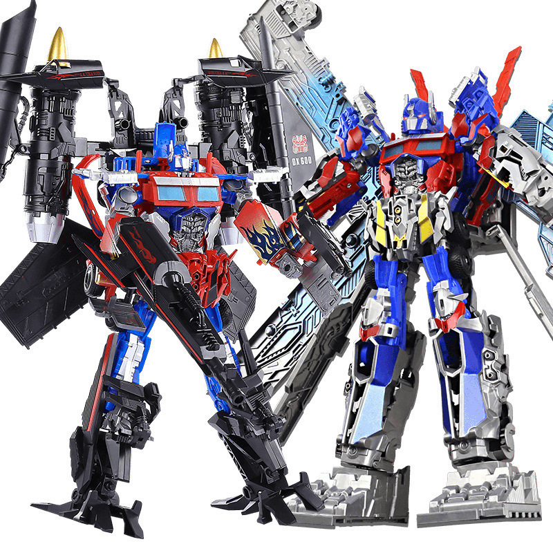 Transforming Toys 4 Major Models: Skyfire Vest, Optimus Prime Armor, King Kong Large Car Robot Figure Model 5