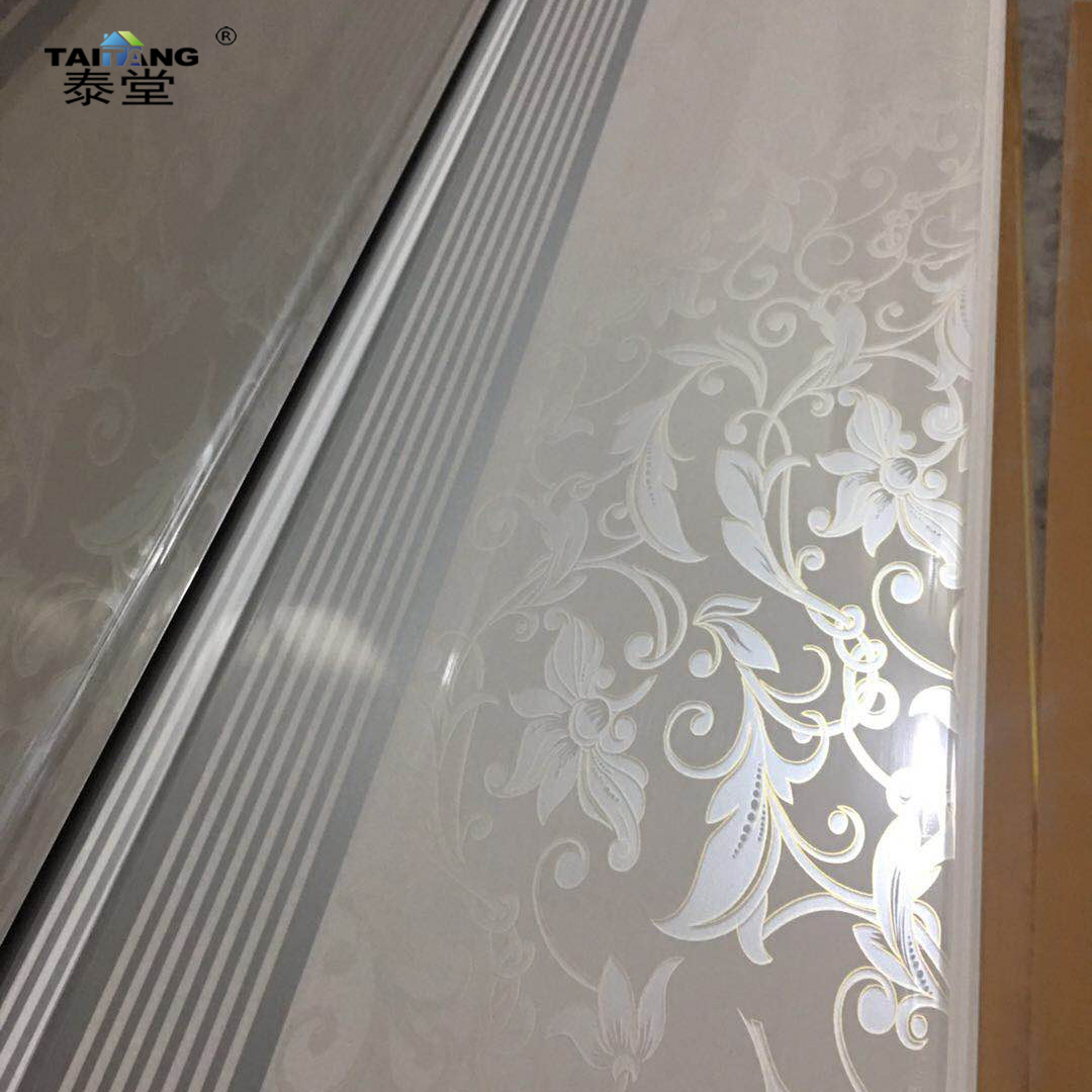 Pvc Plafond Normal Efecto de la madera Pvc Ceiling Panel 8Mm Ceiling