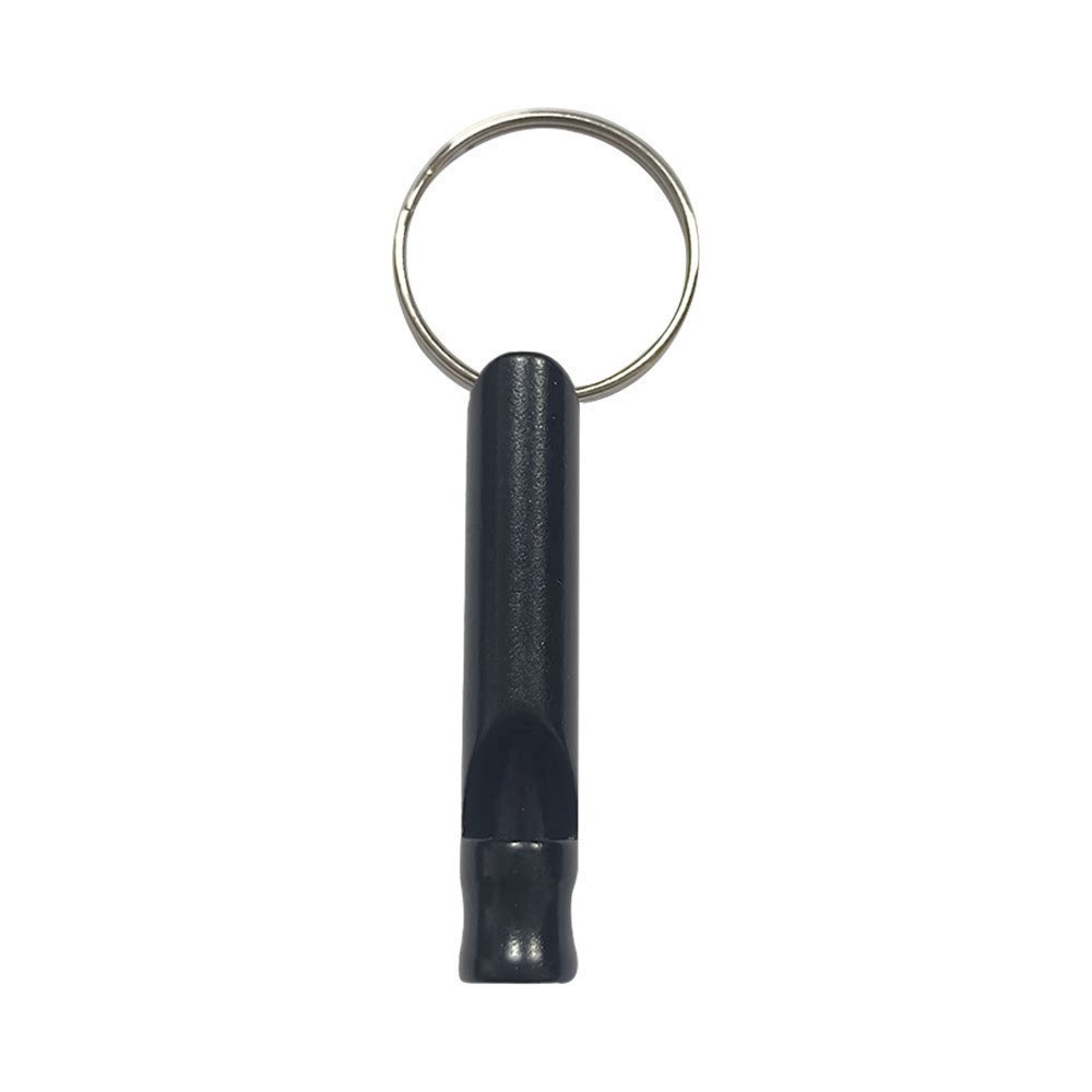 Portable Outdoor Whistle - Black Aluminum Alloy - 1 piece