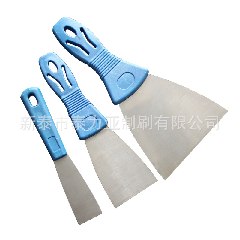Cuchillo de masilla de mango de plástico cuchillo de pintura de decoración industrial cuchillo de masilla de acero al carbono cuchillo de calafateo de yeso cuchillo de limpieza cuchillo de pala pequeña