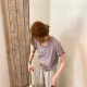 Hers One Spoonful Sweet Summer New Simple Lazy Comfortable Breathable Solid Color Short-sleeved T-shirt Women's 2025 Summer New