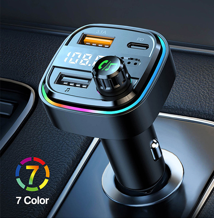 C25 Car Bluetooth Mp3 Music Player Fm Transmitter Multi-Function Mobile Phone Charger Pd25W Fast Charging