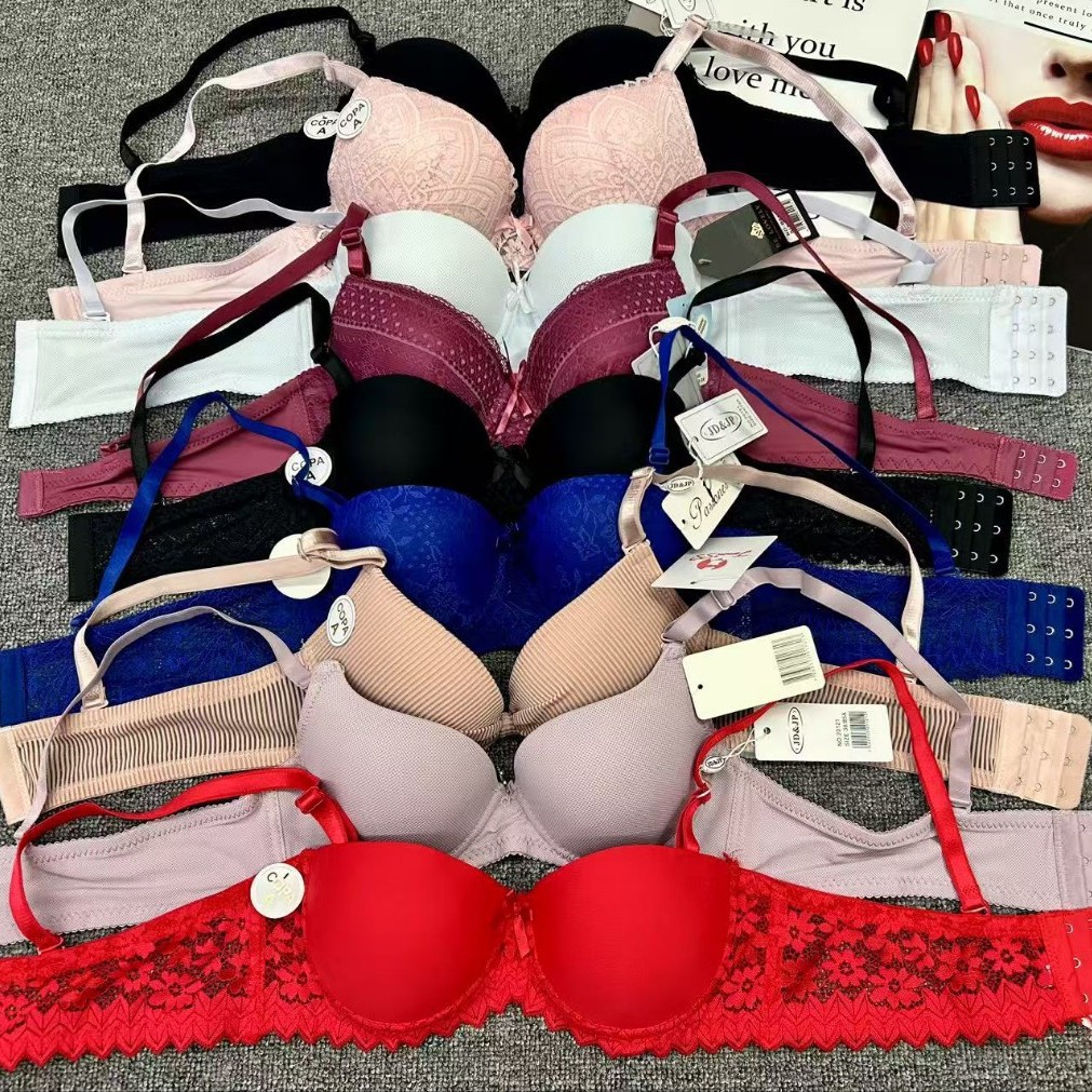Mezcla lote pequeño pecho reunido puro deseo de la copa no vacío brassiere de estudiantes universitarios jóvenes