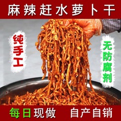 四川農家の自家製麻辣大根乾燥250g/袋入り塩辛い搾菜料理の前菜大根乾燥漬物