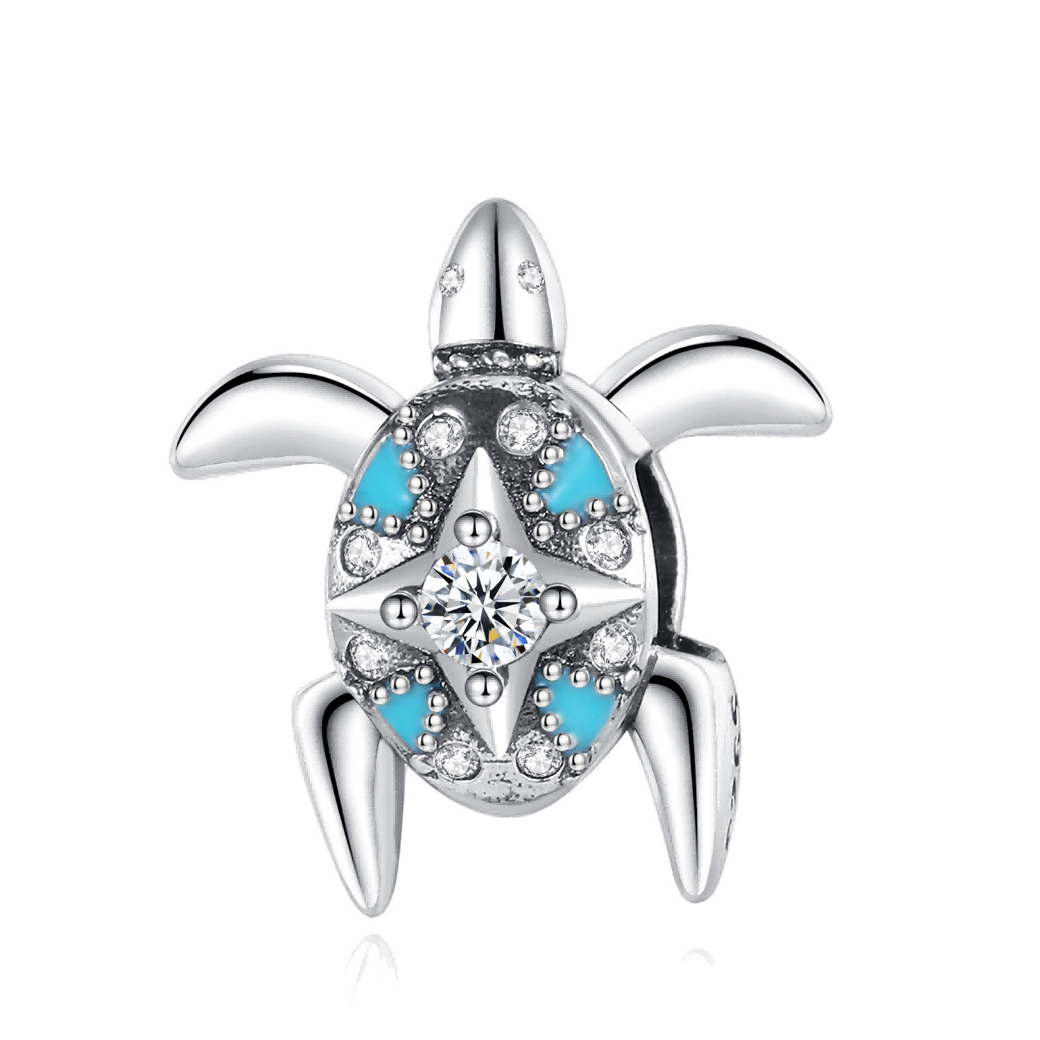 Cute Sweet Starfish Dolphin Octopus Copper Plating Silver Plated Jewelry Accessories display picture 3