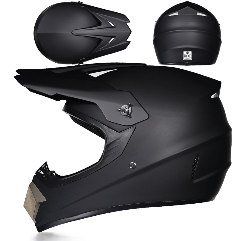 Off-Road sin casco de la motocicleta pequeño casco fuera de carretera de carreras de luz de montaña casco completo enviar gafas casco