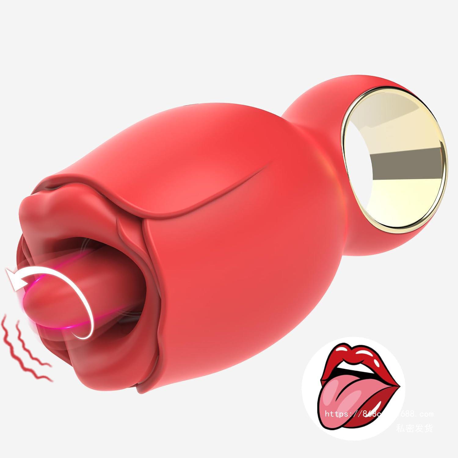 silicone massager contains rose for women