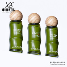 厂家现货40ml100ml120ml透明竹节瓶食品级玻璃精华水乳分装瓶批发