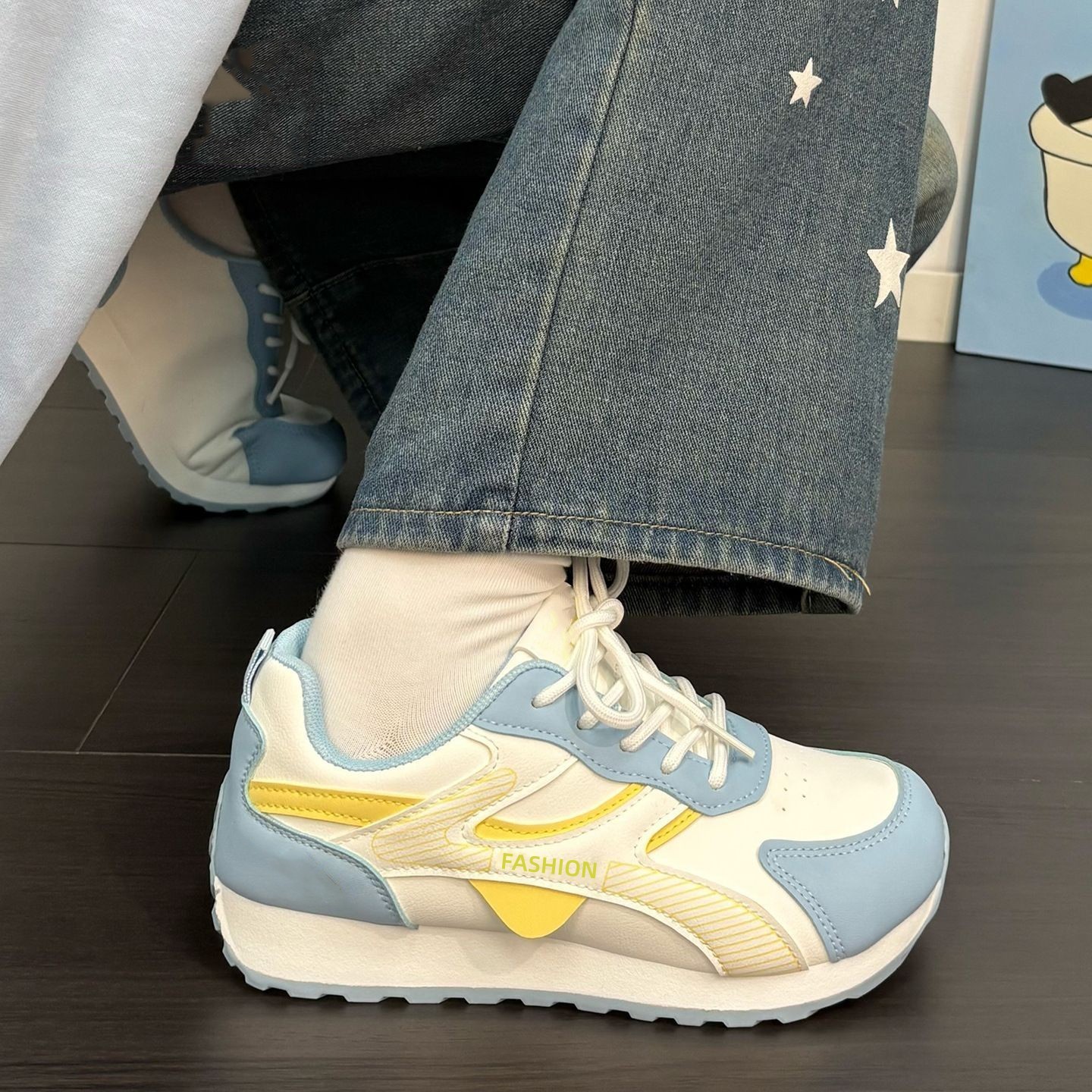 Zapatos Agan primavera y otoño superficies de cuero impermeables para mujeres corriendo viajes antideslizantes zapatos deportivos casuales de altura