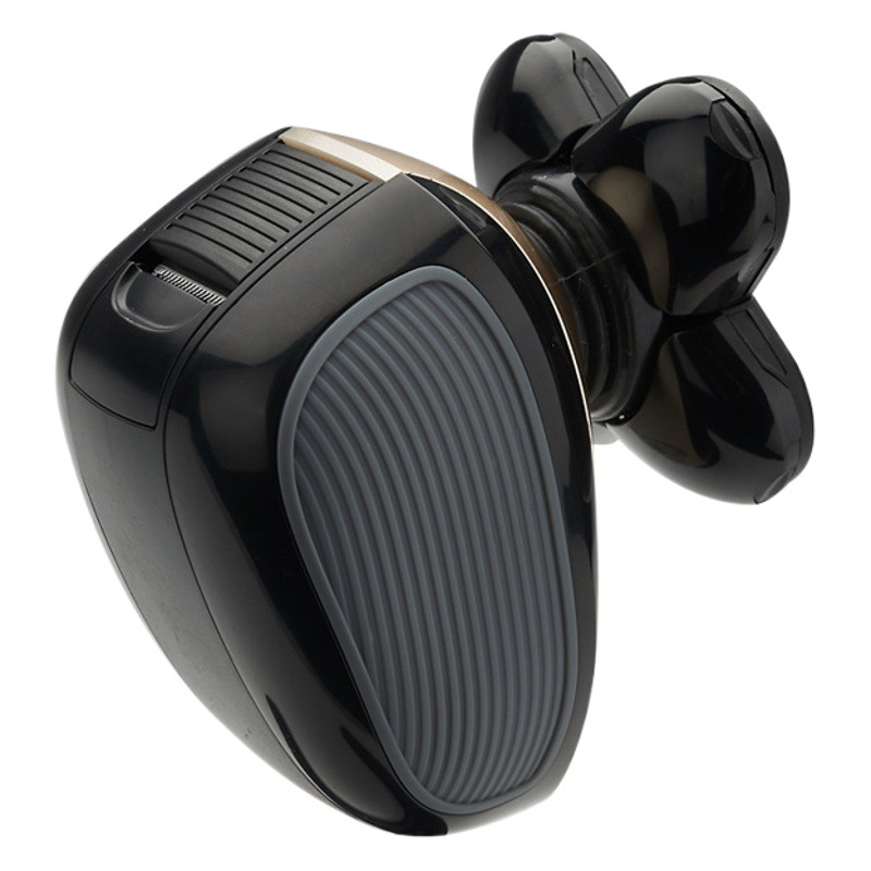 Afeitadora eléctrica cinco en uno con pantalla digital transfronteriza, máquina de afeitar de 5 cabezales, recargable por USB, lavable en todo el cuerpo, para cabeza calva, al por mayor.