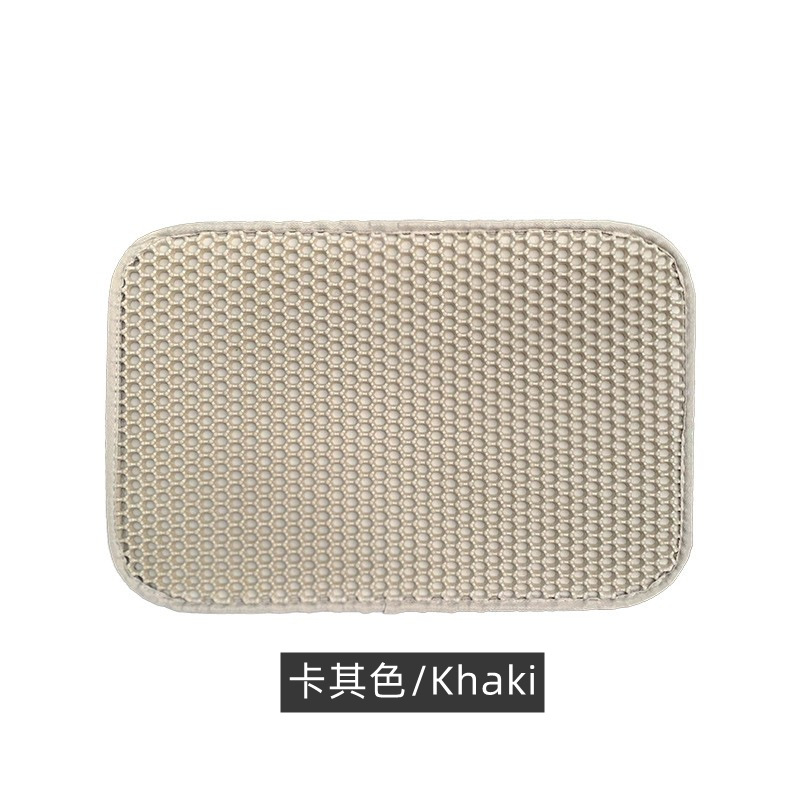 Tapete de Arena para Gatos de Doble Capa Anti-Rastreo Transfronterizo para Caja de Arena y Jaula de Gatos, EVA Lavable al por Mayor Impermeable