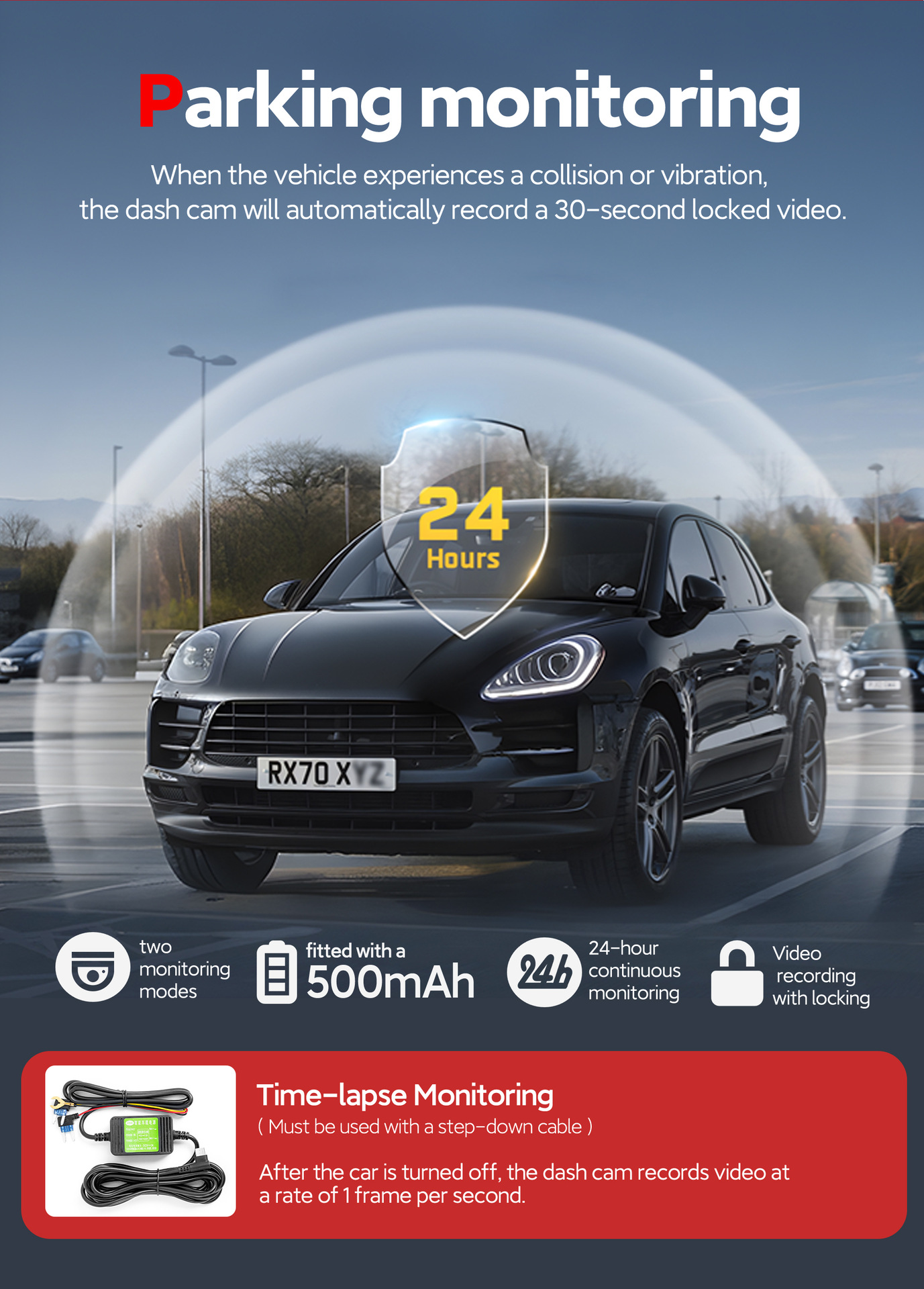 Cross-Border Driving Recorder 10inch Front Adas and Rear Bsd Blind Spot Warning Wifi Inter-Connected Driving Recorder