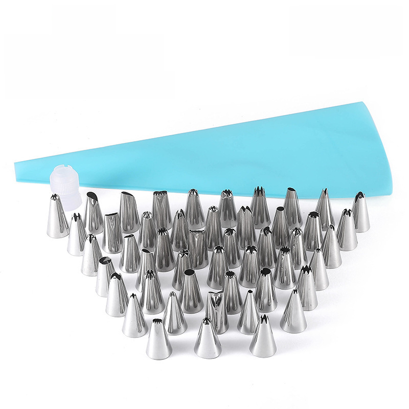 Manufacturer Direct Sale 430 Stainless Steel 48-Head Decorating Tip Converter Set Cake Decorating Cookies Baking Tool