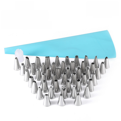 Manufacturer Direct Sale 430 Stainless Steel 48-Head Decorating Tip Converter Set Cake Decorating Cookies Baking Tool