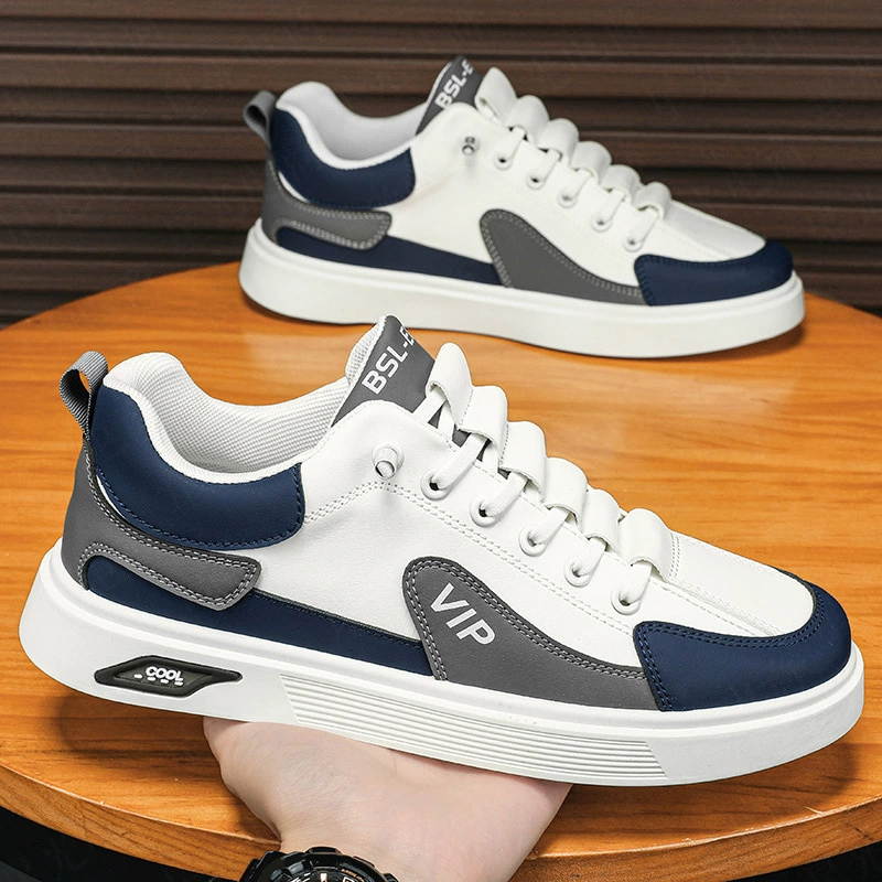 2025 новая весна дышащая дикая повседневная мужская обувь плоская обувь мужская работа одна педаль спортивная обувь