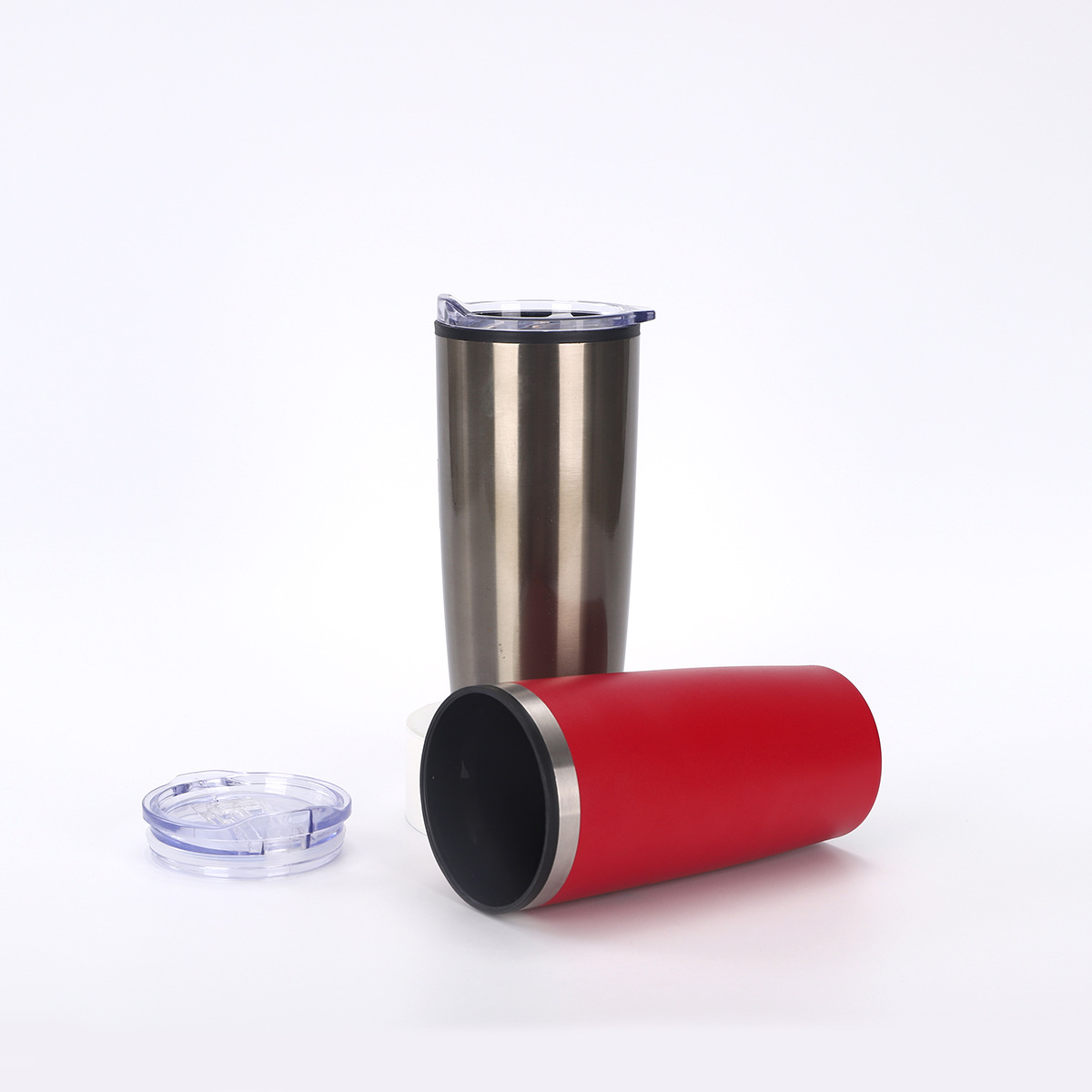 Taza de plástico de 20oz de gran capacidad portátil simple portable taza de agua de automóvil resistente a altas temperaturas a prueba de caídas taza al por mayor