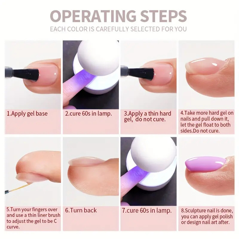 Manicure 3D pegamento 4 en 1 modelo pegamento de modelado pegamento transfronterizo explosión etiqueta fábrica de fuente