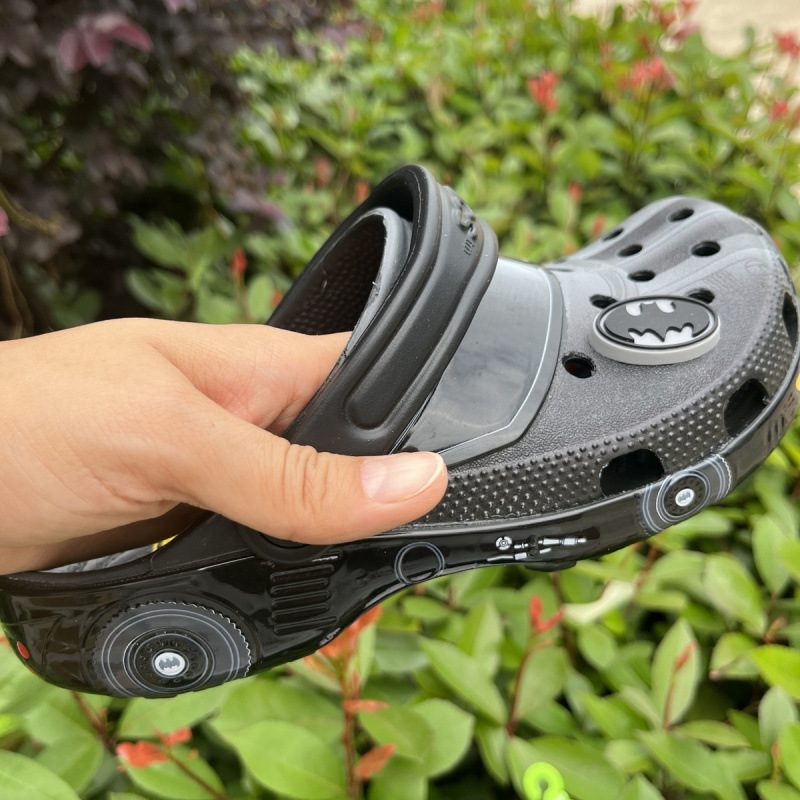 Cross2025 verano EVA material Batimóvil sandalias para padres e hijos Baotou estilo de tacón plano zapatos casuales de verano