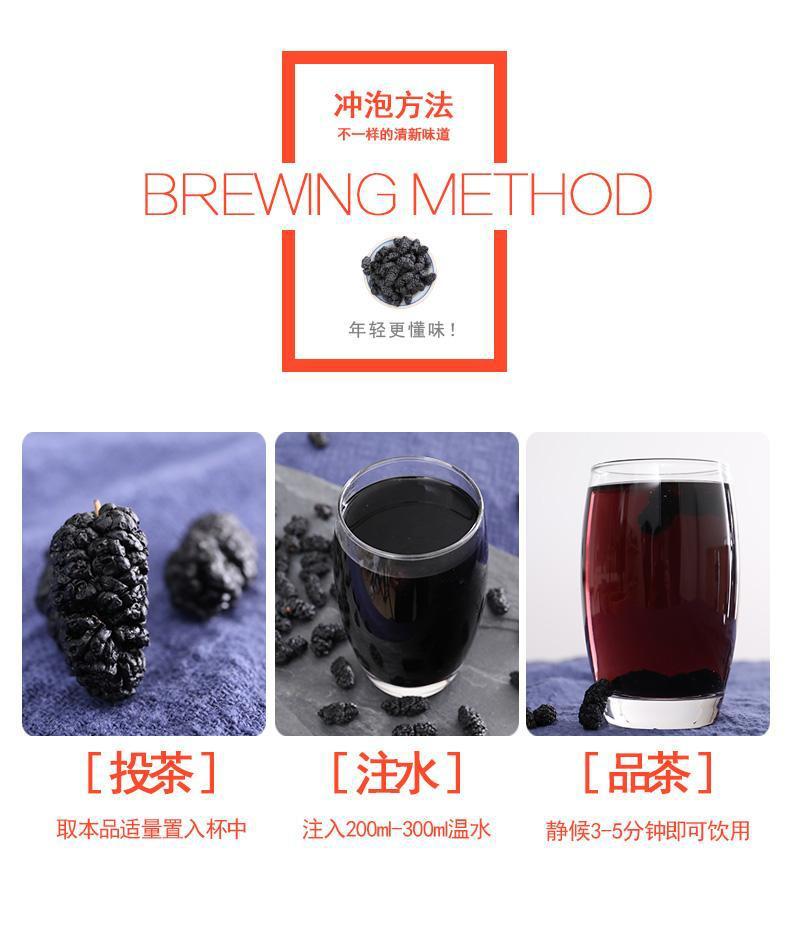 Astragalus Mulberry Tangerine Peel Hawthorn Tea Bags Huang Qi Sang Shen Chen Pi Shan Zha 20 Count Wellness Tea specifications
