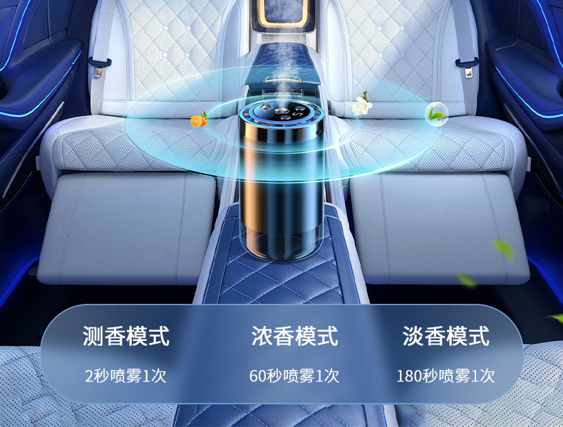 New Car-Mounted Ai Smart Aromatherapy Machine, Car Perfume, Automatic Aromatherapy Spray, High-End Car Humidifier Wholesale