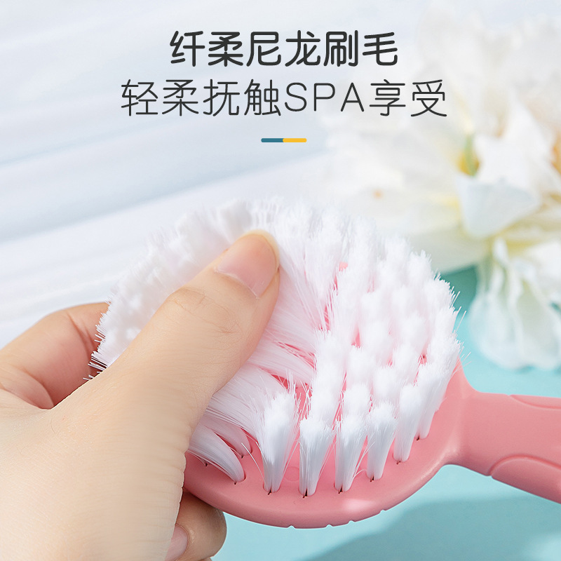 Nylon de pelo suave recién nacido para eliminar la escala cepillo conjunto de cuidado de bebés para hombres y mujeres cepillo de cabello de neumático venta en caliente transfronteriza