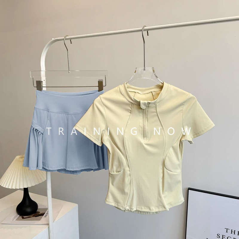 Creamy yellow + blue