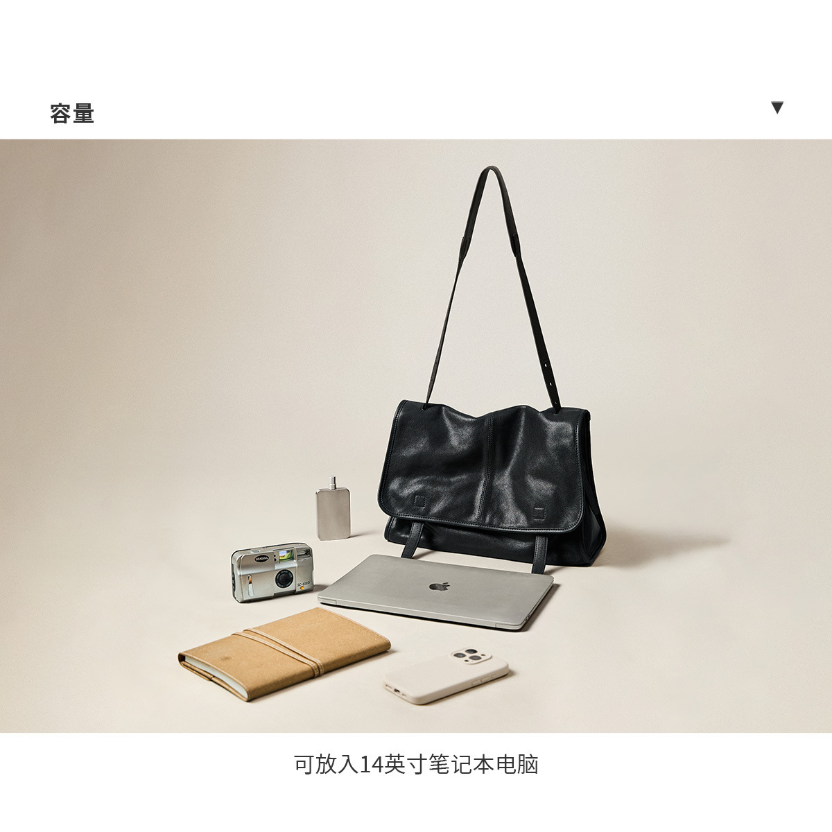 裘真植鞣羊皮信使漫邮包松弛大容量通勤复古休闲单肩斜挎邮差包女-阿里巴巴