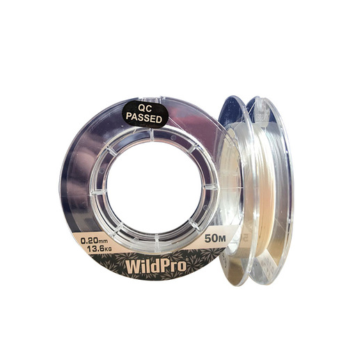 Wildpro brand sales PE fishing line transparent high strength ice fishing line 50m anti-bite fishing line fishing tackle