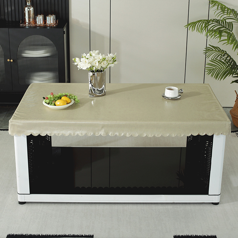 桌面防水 烤火炉皮罩茶几电暖炉电烤炉桌布电火套罩长方形电炉罩