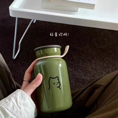 新型学生小容量携帯保温カップシンプル高級オフィスコーヒーカップコップギフトカップ