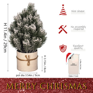 2024 Cross Border New Christmas Decoration Desktop Christmas Tree suit Christmas Gift Wholesale Mini Christmas Tree