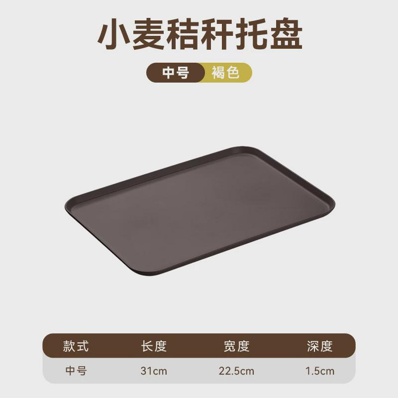 2 Size Plastic Fruit Dessert Tray Desktop Food Storage Plate