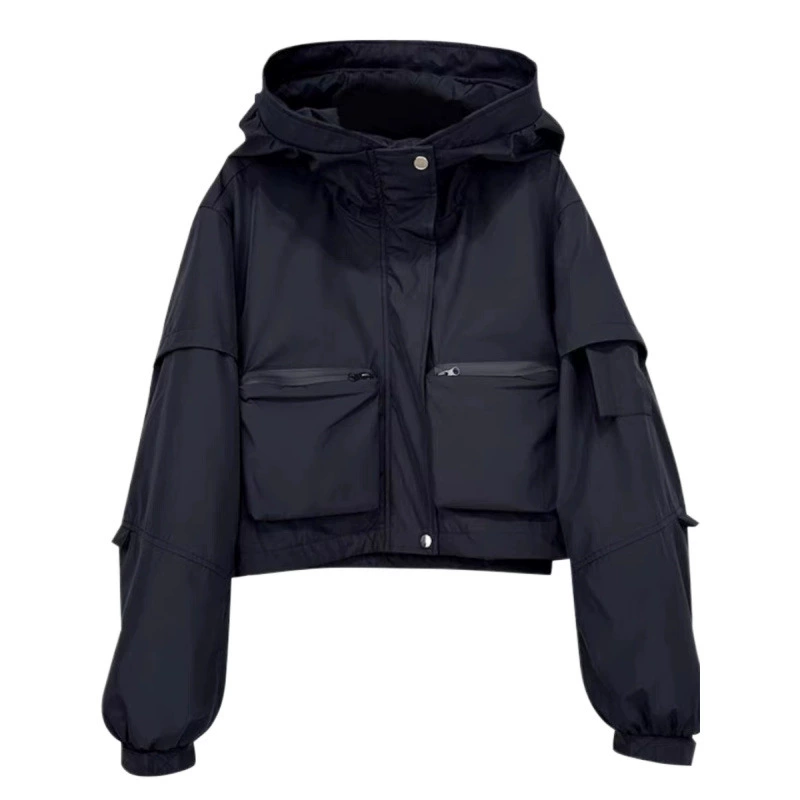 Demi-season down jacket, American style
