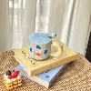 &Pinch lines-blue cute clown (cup[]lid[]spoon)[]