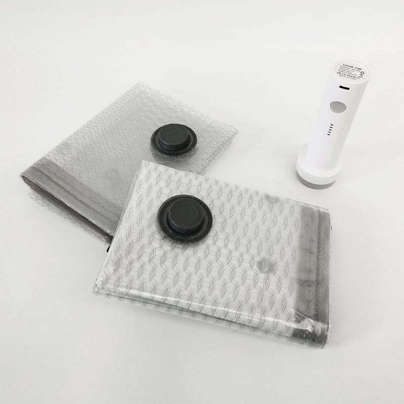 Bolsas de compresión al vacío al contado de la fábrica bombean bolsas de almacenamiento de ropa de viaje engrosadas bolsas de edredones, edredones y bolsas de acabado doméstico