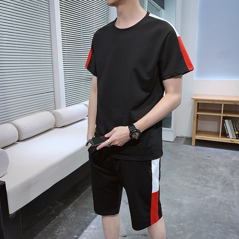 [Fabrica directa en stock] 2025 nuevo traje de hombre joven transpirable de moda con corto guapo