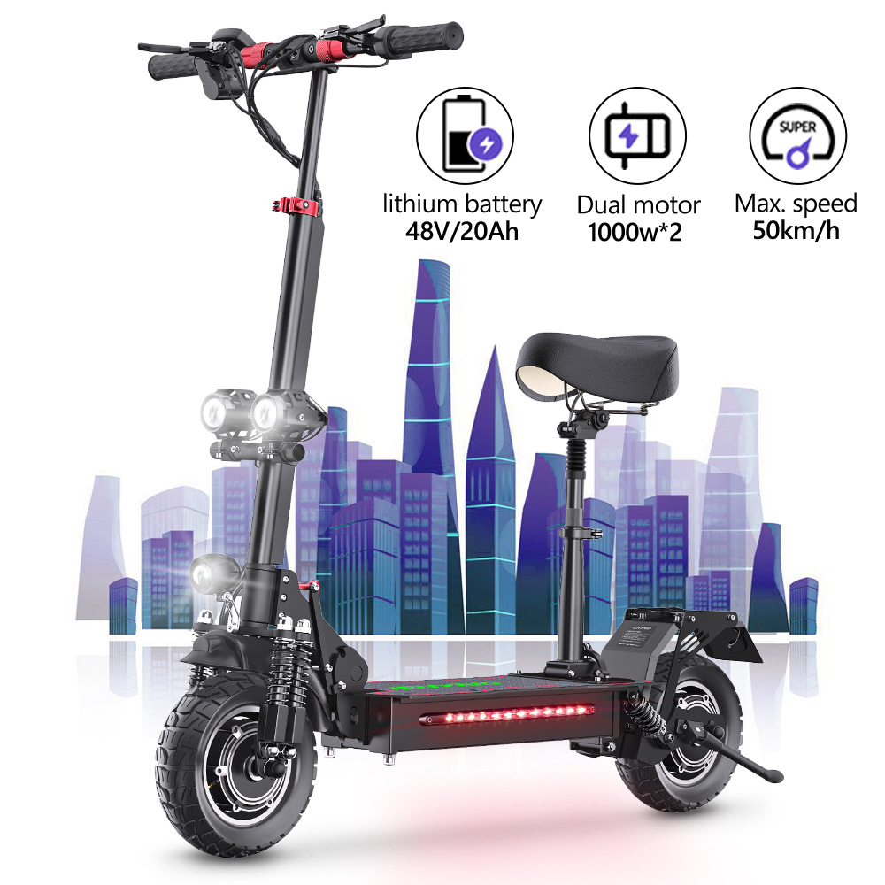 Exportación transfronteriza scooter eléctrico adulto montaje plegable scooter eléctrico de dos ruedas pequeño de 10 pulgadas