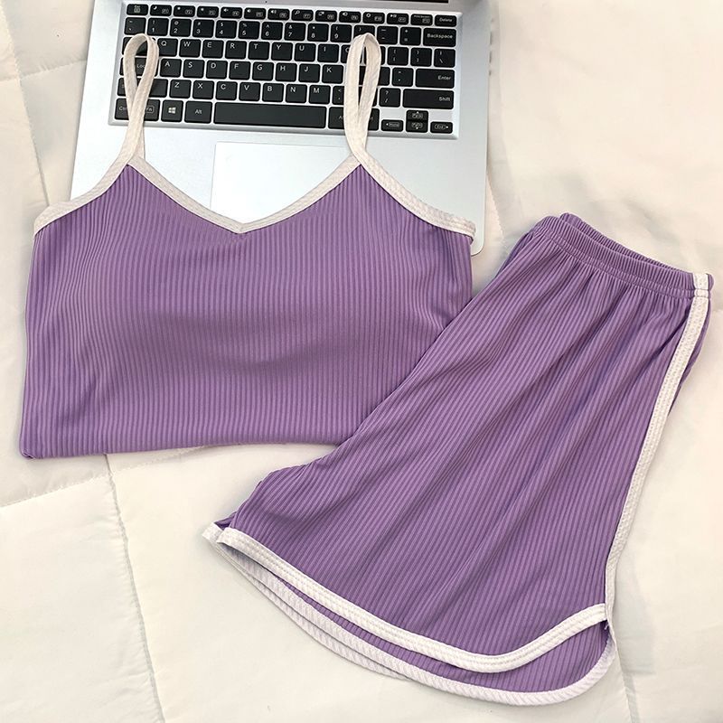 Widberries transfronterizos europeos y americanos verano nuevo sexy color sólido tirantes pantalones cortos deportivos y casuales servicio a domicilio para mujeres