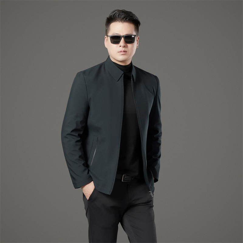 (2개) 24 WINTER WEAR 남성용 코튼 패딩 코트 중년 아빠의 짧은 따뜻한 콜드 리딩 실크 코튼 패딩 코트 남성용 패션 캐주얼 자켓