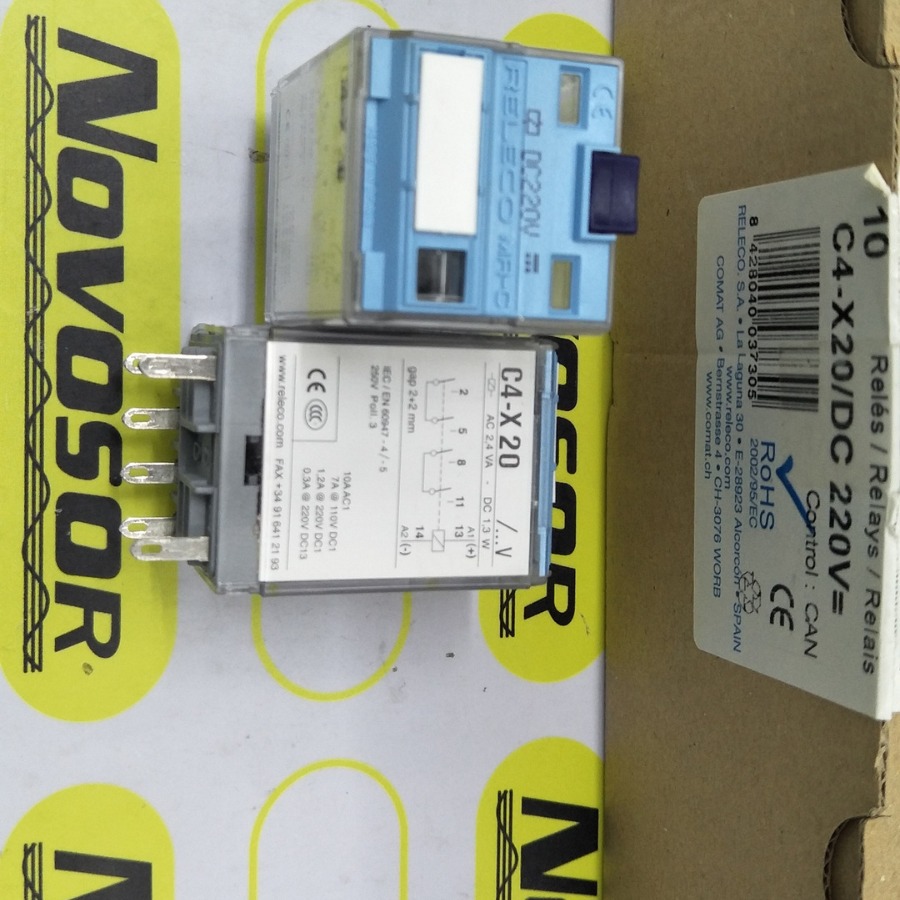 RELECO继电器C4-X20  220VDC   COMAT先咨询再订期货