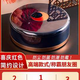 轻奢果盘家用客厅茶几新年水果盘糖果盒零食坚果收纳盒干果盘