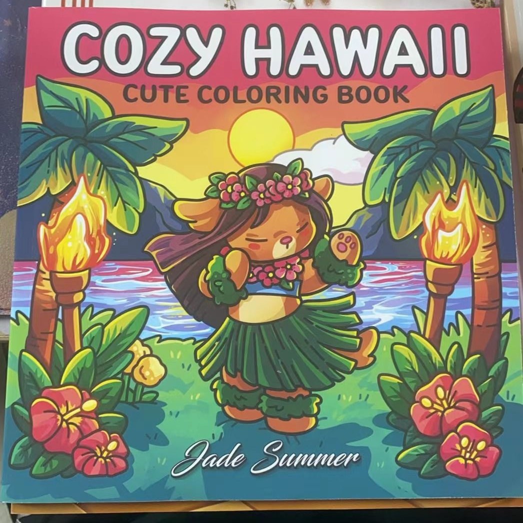 Inventario transfronterizo nuevo libro de colorear CUDDLE CUTIES libros de colorear para niños y adolescentes libros de colorear