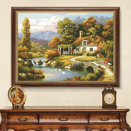 布艺绣品;十字绣;针线缝纫