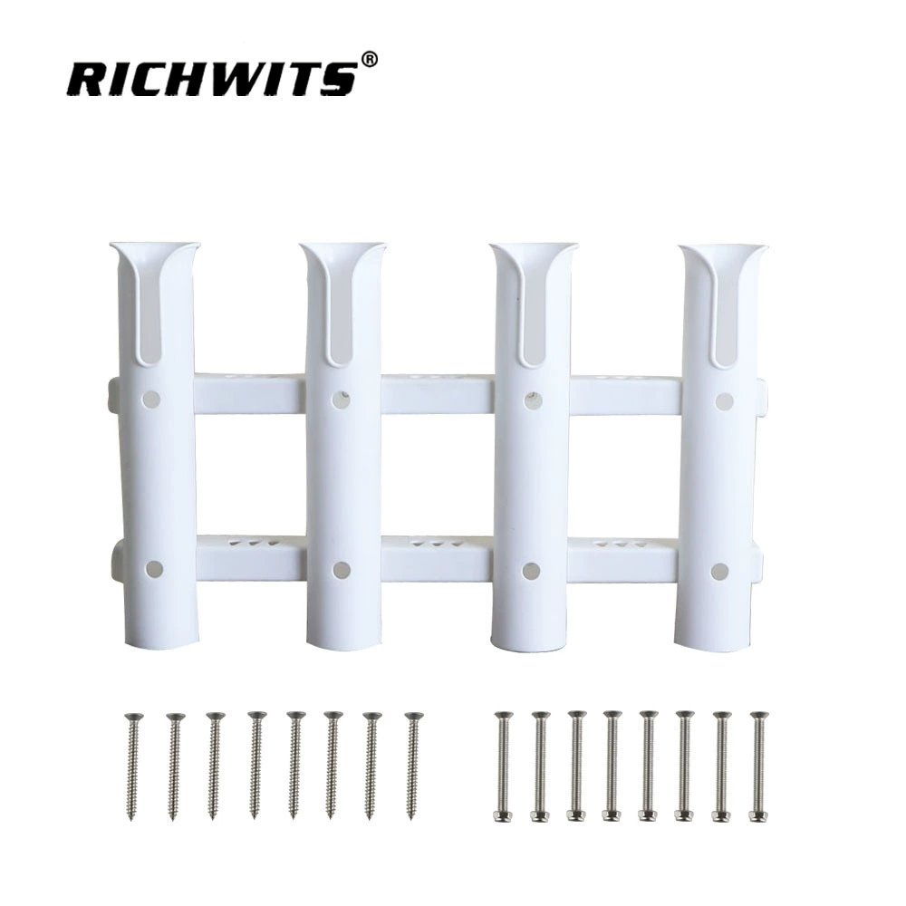 Zhibo металлическая пластиковая трубка для удочки нейлоновый держатель для удочки рыболовные снасти морской держатель удочки четырехкратная трубка для удочки