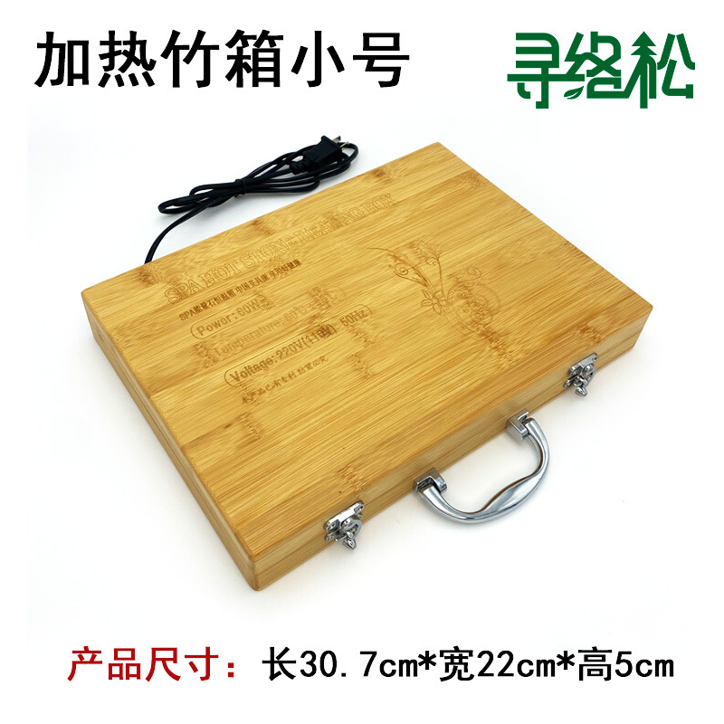 Piedras volcánicas de masaje SPA con calentador de aluminio, temperatura constante, set de 20 piezas al por mayor