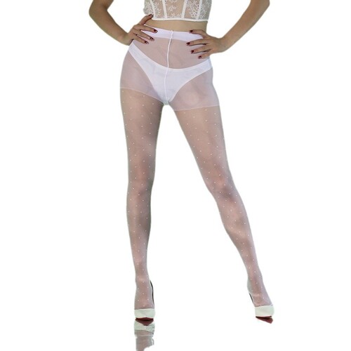 Jacquard stockings women's summer thin style polka dots love bare legs summer artifact black silk skin socks sexy pantyhose sunscreen